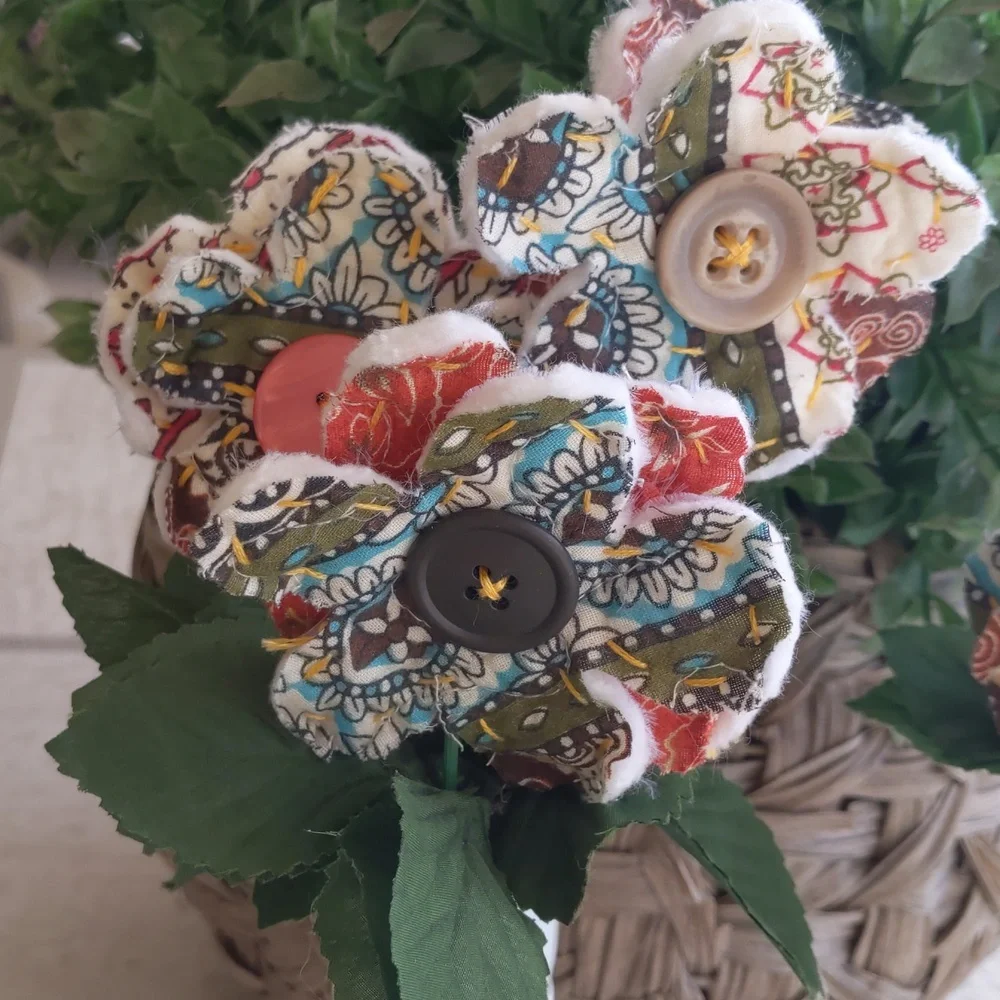 Three handmade shabby chic accents